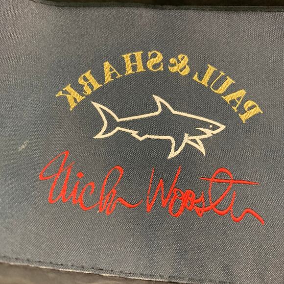 NICK WOOSTER Size M Black White Checkered Nylon Hooded Jacket - Picture 7 of 10